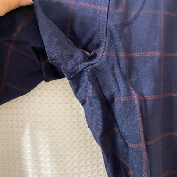 LOFT Petite Plaid Ponte Leggings - Picture 3 of 7